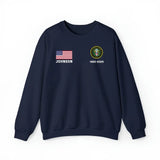 Personalized US Military Custom Name & Time Hoodie 2D Printed KVH1672