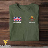 Personalized UK Military Custom Name & Time Hoodie 2D Printed KVH1672