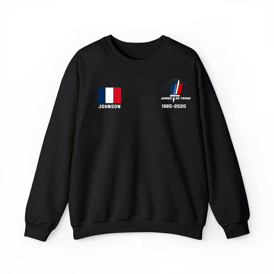 Personalized French Milirary Custom Name Hoodie 2D Printed KVH1670