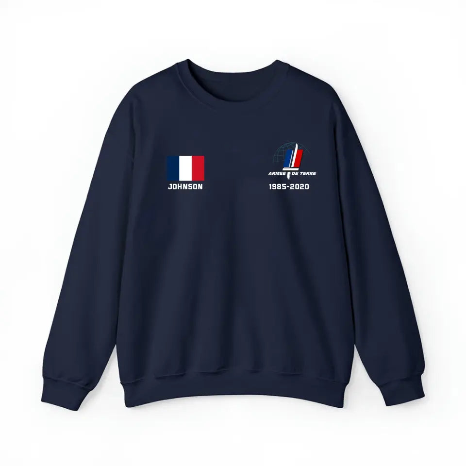 Personalized French Milirary Custom Name Hoodie 2D Printed KVH1670