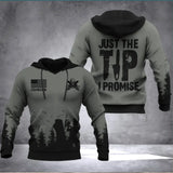 Personalized Just The Tip I Promise US Arborist Logger Hoodie 3D Printed KVH1715