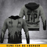 Personalized Just The Tip I Promise US Arborist Logger Hoodie 3D Printed KVH1715