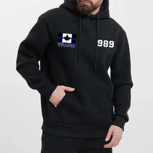 Personalized Canadian Police Custom Name & ID Hoodie 2D Printed VQ231723