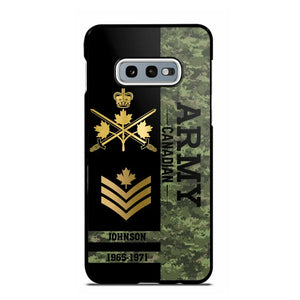 Personalized Canadian Armed Forces Logo Custom Name Phonecase Printed 231721AHVA