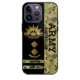 Personalized Australian Armed Forces Logo Custom Name Phonecase Printed 231721AHVA