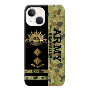 Personalized Australian Armed Forces Logo Custom Name Phonecase Printed 231721AHVA