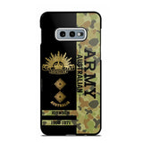 Personalized Australian Armed Forces Logo Custom Name Phonecase Printed 231721AHVA