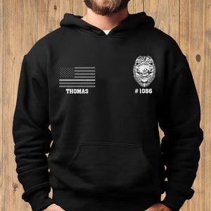 Personalized US Police Office Department Of Corrections Custom Name & ID Hoodie 2D Printed LVA231742