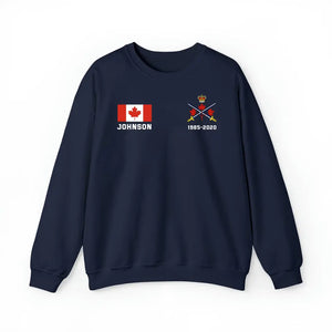 Personalized Canadian Military Custom Name & Time Hoodie 2D Printed KVH1672