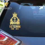 Personalized Canadian Armed Force Veteran Retired Decal Printed QTVQ1758