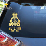 Personalized Canadian Armed Force Veteran Retired Decal Printed QTVQ1758