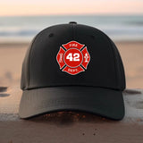 Personalized Canadian Firefighter Flag Black Cap VQ231770