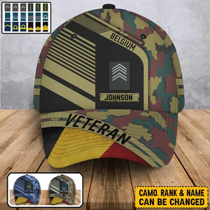 Personalized Belgian Armed Forces Cap 231750AHVA