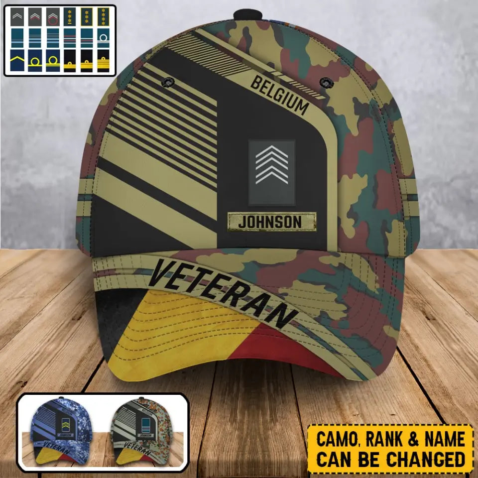 Personalized Belgian Armed Forces Cap 231750AHVA