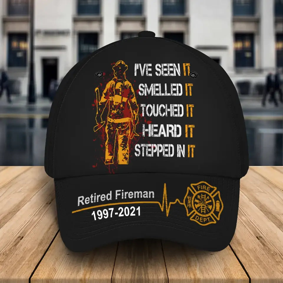 Personalized Firefighter Flag Black Cap 231755AHVH