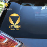 Personalized Austria Military Veteran Retired Decal Printed QTVQ2404