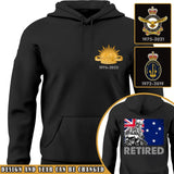 Personalized Australian Veteran Custom Time Hoodie 2D Printed VQ2418