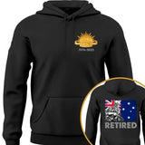 Personalized Australian Veteran Custom Time Hoodie 2D Printed VQ2418