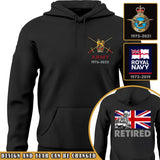 Personalized UK Veteran Custom Time Hoodie 2D Printed VQ2418