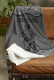 Personalized Onece A Soldier Always A Soldier Australian Veteran Sherpa or Fleece Blanket Printed KVH2419
