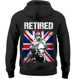 Personalized UK Veteran Custom Name & Served Time Hoodie 2D Printed VQ2426