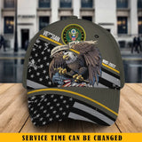 Personalized US Veteran These Colors Don't Run Cap 3D Printed HN2431