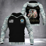 Personalized In Your Darkest Hour When The Demons Come Call On Me Brother And We Will Fight Them Together US Veteran Custom Name & Time Hoodie 3D Printed KVH2434