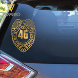 Personalized I Support Law Enforcement Decal Printed QTHN2451
