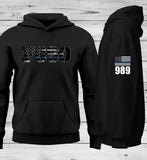 Personalized US Police Custom ID Hoodie 2D Printed QTLVA2449