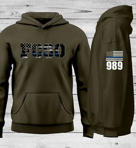 Personalized US Police Custom ID Hoodie 2D Printed QTLVA2449