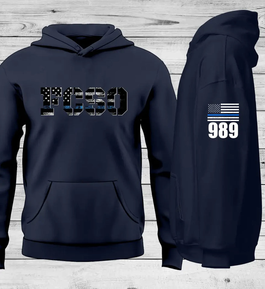 Personalized US Police Custom ID Hoodie 2D Printed QTLVA2449
