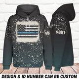 Personalized US Police Custom ID Hoodie 3D Printed QTVQ2467