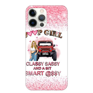 Personalized Jeep Girl Classy Sassy And A Bit Smart Assy Phonecase Printed VQ2492