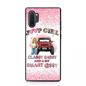 Personalized Jeep Girl Classy Sassy And A Bit Smart Assy Phonecase Printed VQ2492