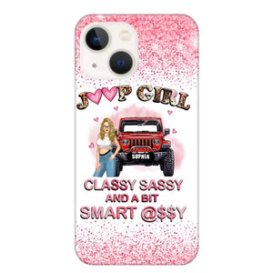 Personalized Jeep Girl Classy Sassy And A Bit Smart Assy Phonecase Printed VQ2492