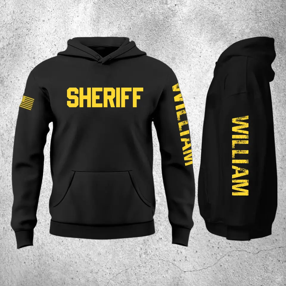 Personalized US Officer Custom Title And Name Hoodie 2D Printed QTHN1603