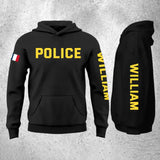 Personalized French Police Custom Name Hoodie 2D Printed QTHN24138