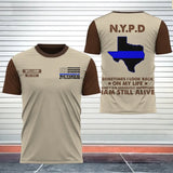 Personalized US State Police Sometimes I Look Back On My Life And I Am Seriously Impressed I Am Still Alive T-shirt 3D Printed AHKH24164