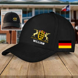 Personalized German Baden Württemberg Custom Name Black Cap QTVQ24184