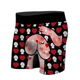 Personalized Valentine Dog Lover Valentine's Day Gift Men Underwear Printed HN24202