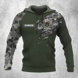 Personalized Australian Veteran Logo Custom Name & Time Hoodie 3D Printed QTVQ24232