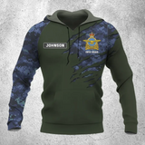 Personalized Canadian Veteran Logo Custom Name & Time Hoodie 3D Printed QTVQ24232