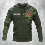 Personalized Canadian Veteran Logo Custom Name & Time Hoodie 3D Printed QTVQ24232