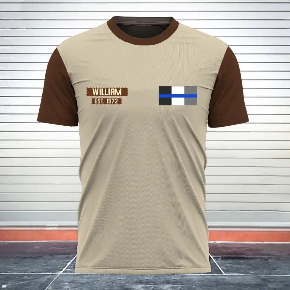 Personalized France Police Punisher Tshirt Printed 24249AHVH