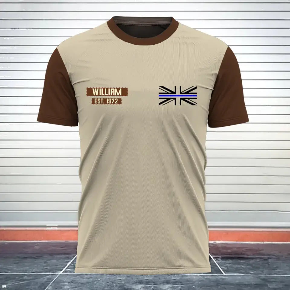 Personalized United Kingdom Police Punisher Tshirt Printed 24249AHVH