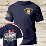 Personalized It Doesn't Need To Be Rewritten It Needs To Be Reread US Veteran T-shirt Printed AHVQ24250