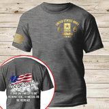 Personalized It Doesn't Need To Be Rewritten It Needs To Be Reread US Veteran T-shirt Printed AHVQ24250