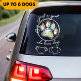 Personalized Just A Girl Who Loves Dogs Dog Ears Line Drawing Decal Printed AHHN24262