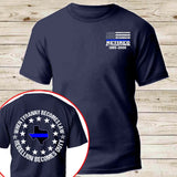 Personalized When Tyranny Becomes Law Rebellion Becomes Duty US Retired Police Map States T-shirt Printed AHVQ24278