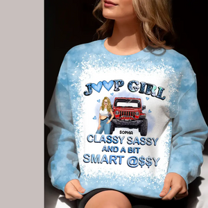 Personalized Jeep Girl Classy Sassy Smart Assy Sweater 3D Printed HN24319